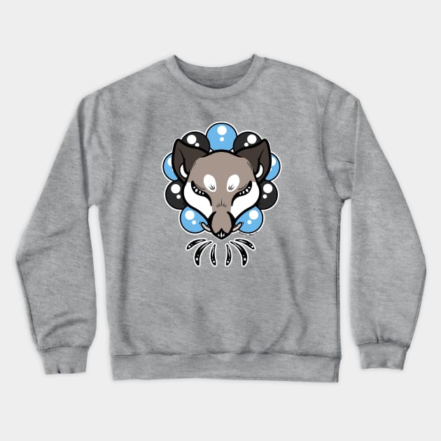 Silver Fox Crewneck Sweatshirt by SierraAshura